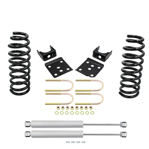 3/6 Lowering Kit for 2009-2014 Ford F-150 V8 2WD - Coils + Rear Shocks
