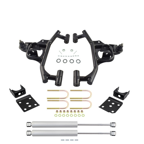 3/6 Lowering Kit for 2009-2014 Ford F-150 2WD - Control Arms + Rear Shocks