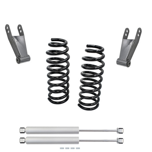 2/1-2 Lowering Kit for 2021-2026 Ford F-150 V8 2WD - Coils + Rear Shocks