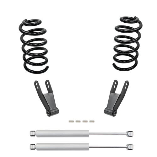 2007-2013 Silverado / Sierra 1500 V6 1/1-2 Lowering Kit - Coils + Rear Shocks