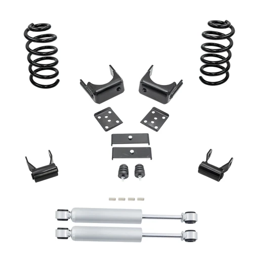 2007-2013 Silverado / Sierra 1500 V6 3/6 Lowering Kit - Coils + Rear Shocks