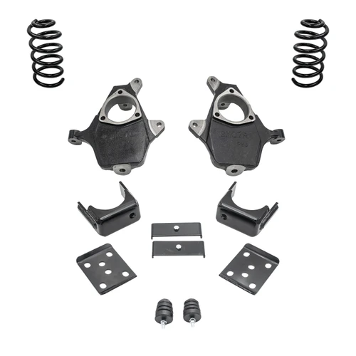 2007-2013 Silverado / Sierra 1500 V6 5/7 Lowering Kit - Spindles + Coils