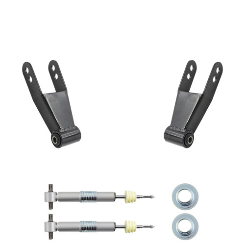 2007-2013 Silverado / Sierra 1500 0.5-2/1-2 Lowering Kit - Adjustable Struts