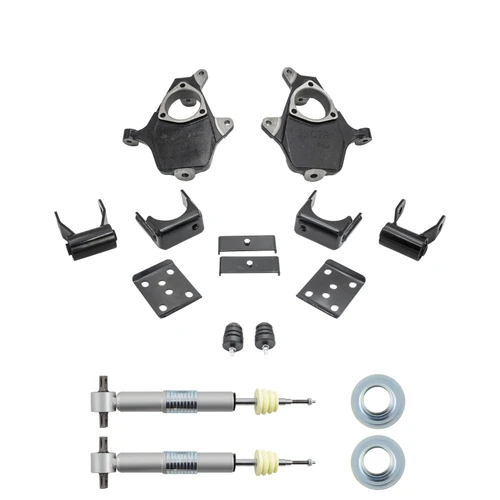 2007-2013 Silverado / Sierra 1500 2.5-4/6 Lowering Kit - Spindles + Adjustable Struts