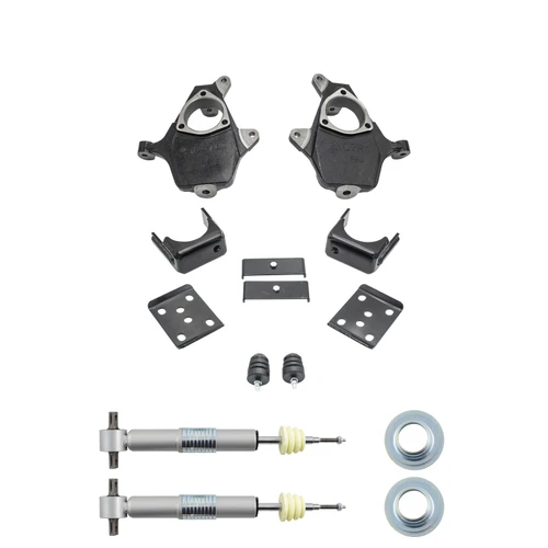 2007-2013 Silverado / Sierra 1500 2.5-4/7 Lowering Kit - Spindles + Adjustable Struts
