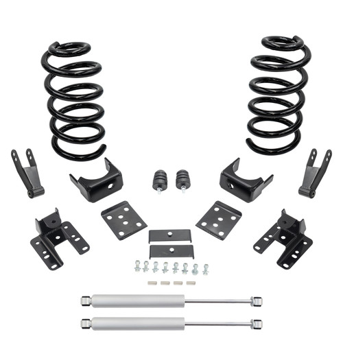 2014-2016 Silverado / Sierra 1500 V8 3/3-4 Lowering Kit - Coils + Rear Shocks
