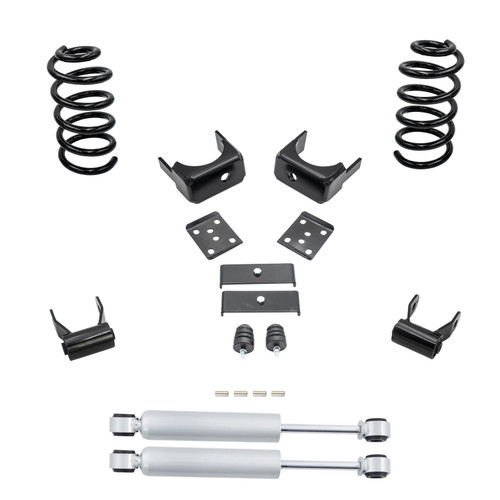2014-2016 Silverado / Sierra 1500 V6 3/6 Lowering Kit - Coils + Rear Shocks