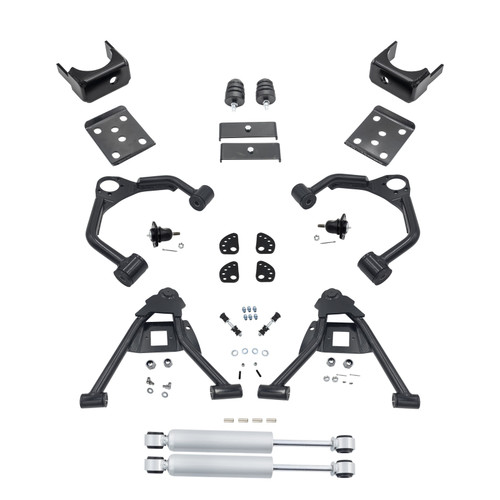 Trekline 2014-2018 Silverado/Sierra 1500 4/7 Arms Kit Shocks; 2019 LD/Limited DC 5.3L V8 only
