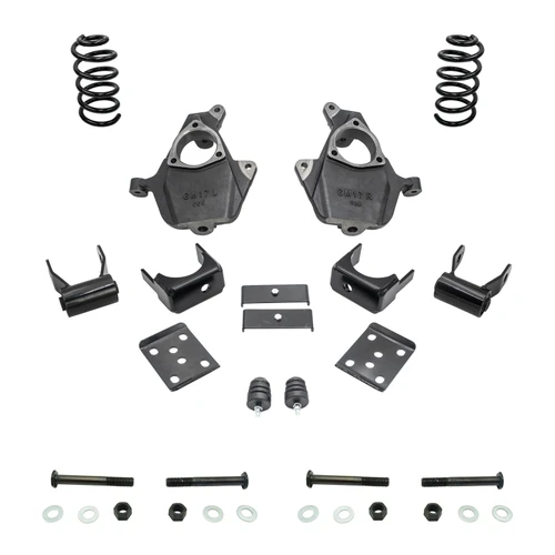 Trekline 2014-2018 Silverado/Sierra 1500 V8 4/6 Spindle/Coil Kit Shackle HW; 2019 LD/Limited DC 5.3L