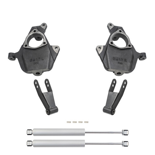 Trekline 2014-2018 Silverado/Sierra 1500 2/1-2 Spindle Kit Shocks; 2019 LD/Limited DC 5.3L V8 only