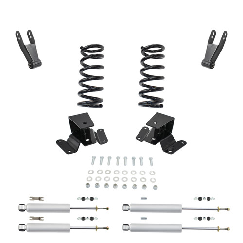 Trekline 2/3-4 Coils Lowering Kit for 1997-2003 Ford F-150 2WD V6 + Shocks