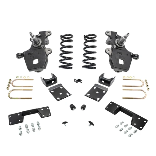 Trekline 3/6 Spindles & Coils Lowering Kit for 1997-2003 Ford F-150 2WD V6 + C-Notch