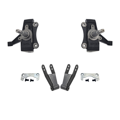 Trekline 2/1–2 NTW Spindle Drop Kit — Tahoe 95-99 / Yukon 95-97 2-Door 2WD V8