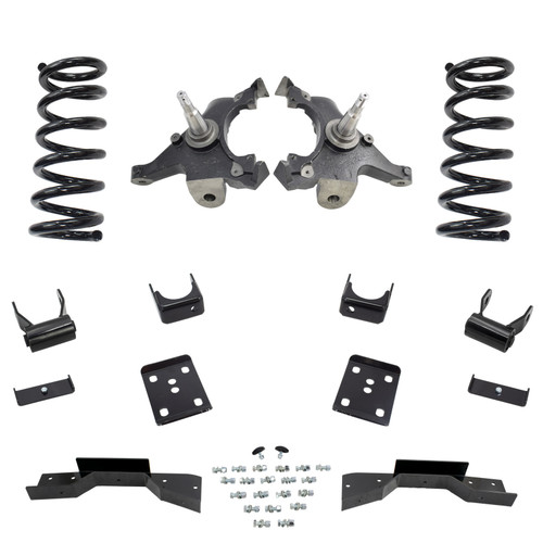 Trekline 3/5 Spindle + Coil Drop Kit — Tahoe 95-99 / Yukon 95-97 2-Door 2WD V8 + C-Notch