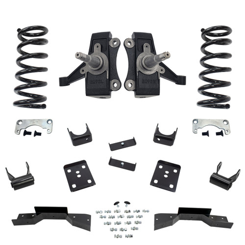 Trekline 3/5 NTW Spindle + Coil Drop Kit — Tahoe 95-99 / Yukon 95-97 2-Door 2WD V8 + C-Notch