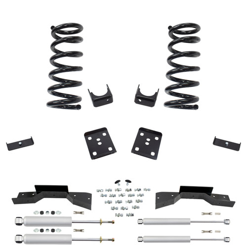 Trekline 3/6 Coil Drop Kit — Tahoe 95-99 / Yukon 95-97 2-Door 2WD V8 + Shocks + C-Notch