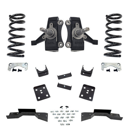 Trekline 4/6 NTW Spindle + Coil Drop Kit — Tahoe 95-99 / Yukon 95-97 2-Door 2WD V8 + C-Notch