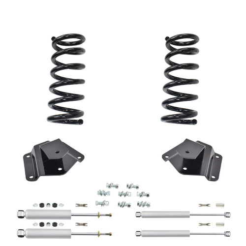 Trekline 2/2 Drop coils Drop Kit — 95-99 Tahoe Yukon 4-Door 2WD V8 + Shocks