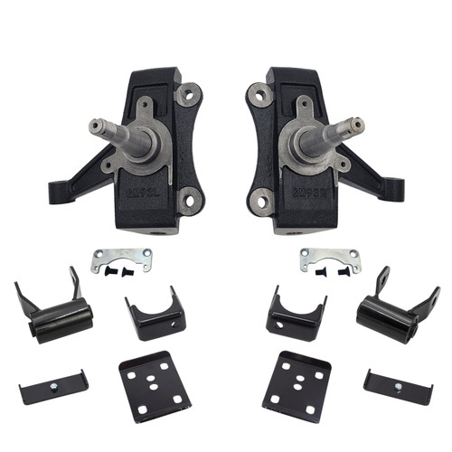 Trekline 2/5 Drop spindles Drop Kit — 95-99 Tahoe Yukon 4-Door 2WD V8