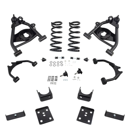 Trekline 4/6 Drop control arms and coils Drop Kit — 95-99 Tahoe Yukon 4-Door 2WD V8