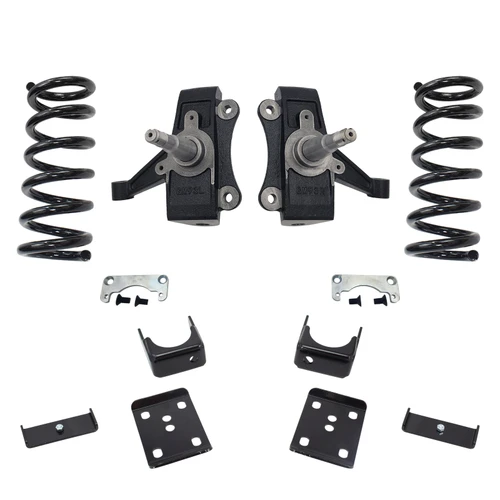 Trekline 5/6 Drop spindles and coils Drop Kit — 95-99 Tahoe Yukon 4-Door 2WD V8