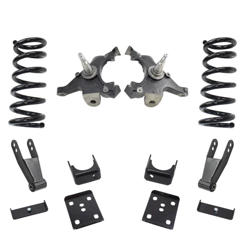 Trekline 5/7–8 Drop spindles and coils Drop Kit — 95-99 Tahoe Yukon 4-Door 2WD V8