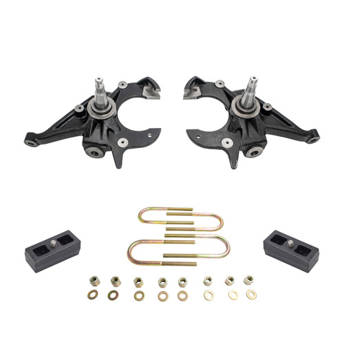 2/2 Spindles Lowering Kit for 1983–1997 Chevy Blazer GMC Jimmy 2WD I4/V6