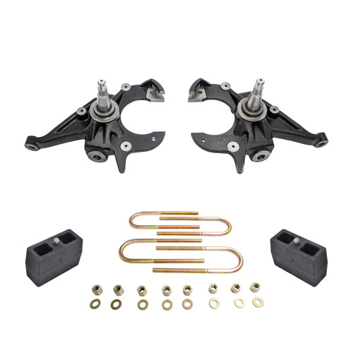 2/4 Spindles Lowering Kit for 1983–1997 Chevy Blazer GMC Jimmy 2WD I4/V6