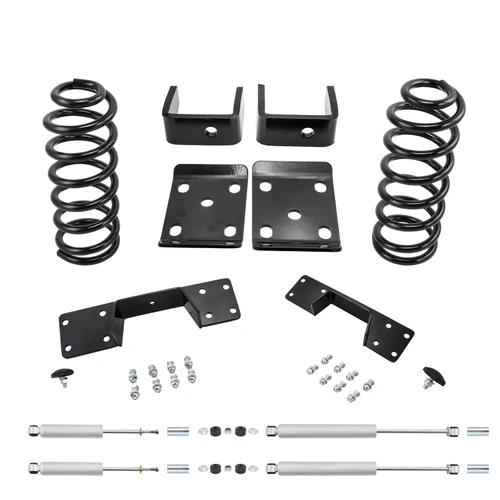 2/5 Lowering Kit for 1983-1997 Ford Ranger 2WD 4-Cylinder - Coils / Flip Kit / Shocks / C-Notch