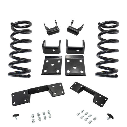 3/6 Lowering Kit for 1998-2009 Mazda B-Series 2WD SPR 2/A/C/J - Coils / Flip Kit / Shackles / C-Notc