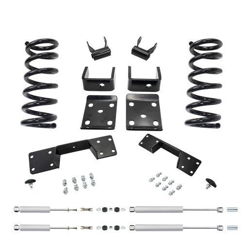 3/6 Lowering Kit for 1998-2009 Mazda B-Series 2WD SPR 2/A/C/J - Coils / Flip Kit / Shackles / Shocks