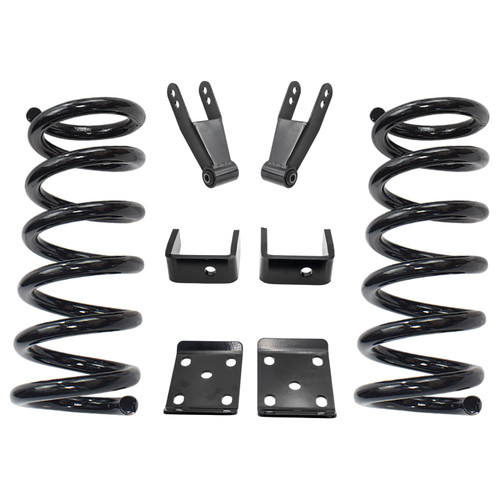 2/3-4 Lowering Kit for 1998-2009 Mazda B-Series 2WD SPR D/E - Coils / Flip Kit / Shackles