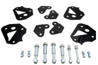 09 - 18 Ram 1500 4 Link Rear Bracket Relocation Kit (No-Cut) for 4" Drop