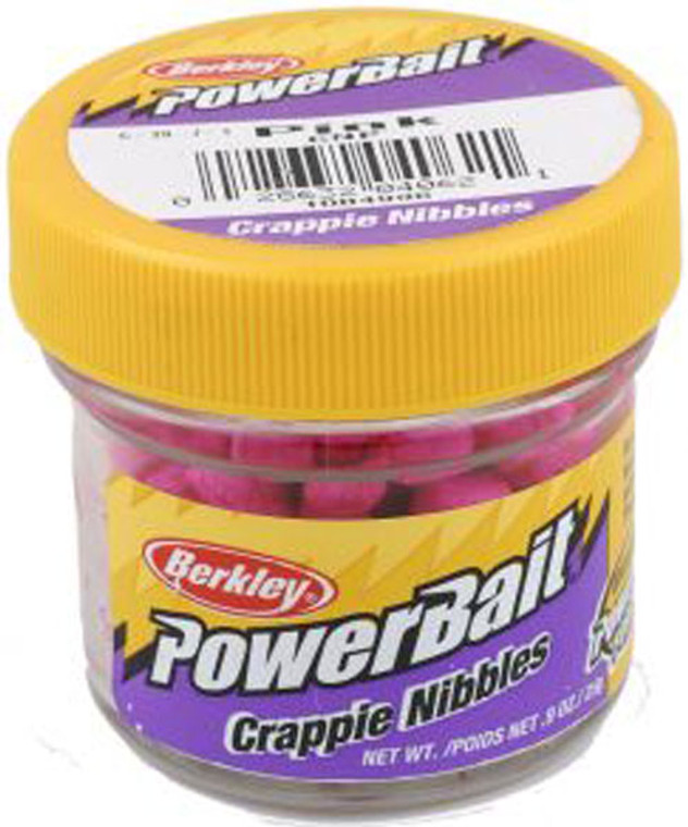 Berk Crappie Nibbles 1oz Pink