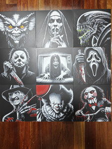 Horror Characters by TheHueForgeLady