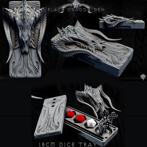 Black Dragon Tray Small