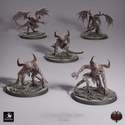 All of the models for this set of 5