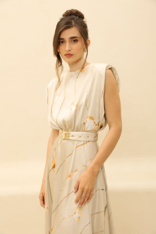Midikleid mit Print 54317301-6