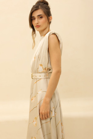 Midikleid mit Print 54317301-6
