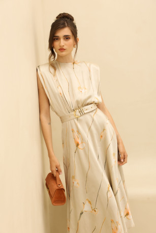 Midikleid mit Print 54317301-6