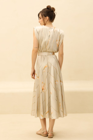 Midikleid mit Print 54317301-6
