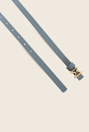Blauer Ledergürtel 6643945-6