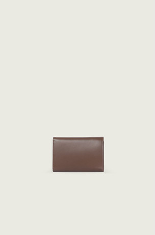 Dunkelbraune Ledergeldbörse 6517257-5