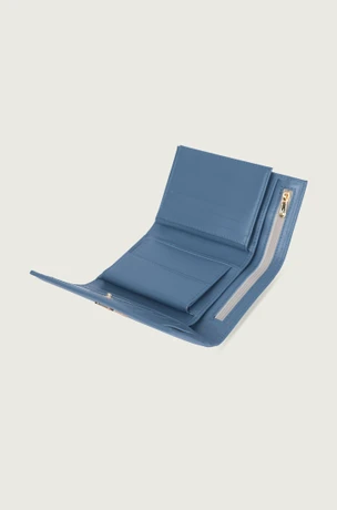 Blaue Ledergeldbörse 6517261-5