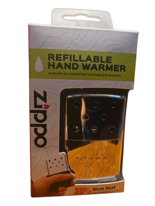 ZIPPO 6 HOUR REFILLABLE HAND WARMER CHROME ZIPPO 6 HOUR REFILLABLE HAND WARMER CHROME