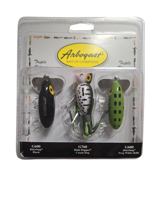 ARBOGAST TRIPLE THREAT LURE PACK ARBOGAST TRIPLE THREAT LURE PACK