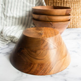 Wooden proofing bowls for bread baking banneton patchwork 