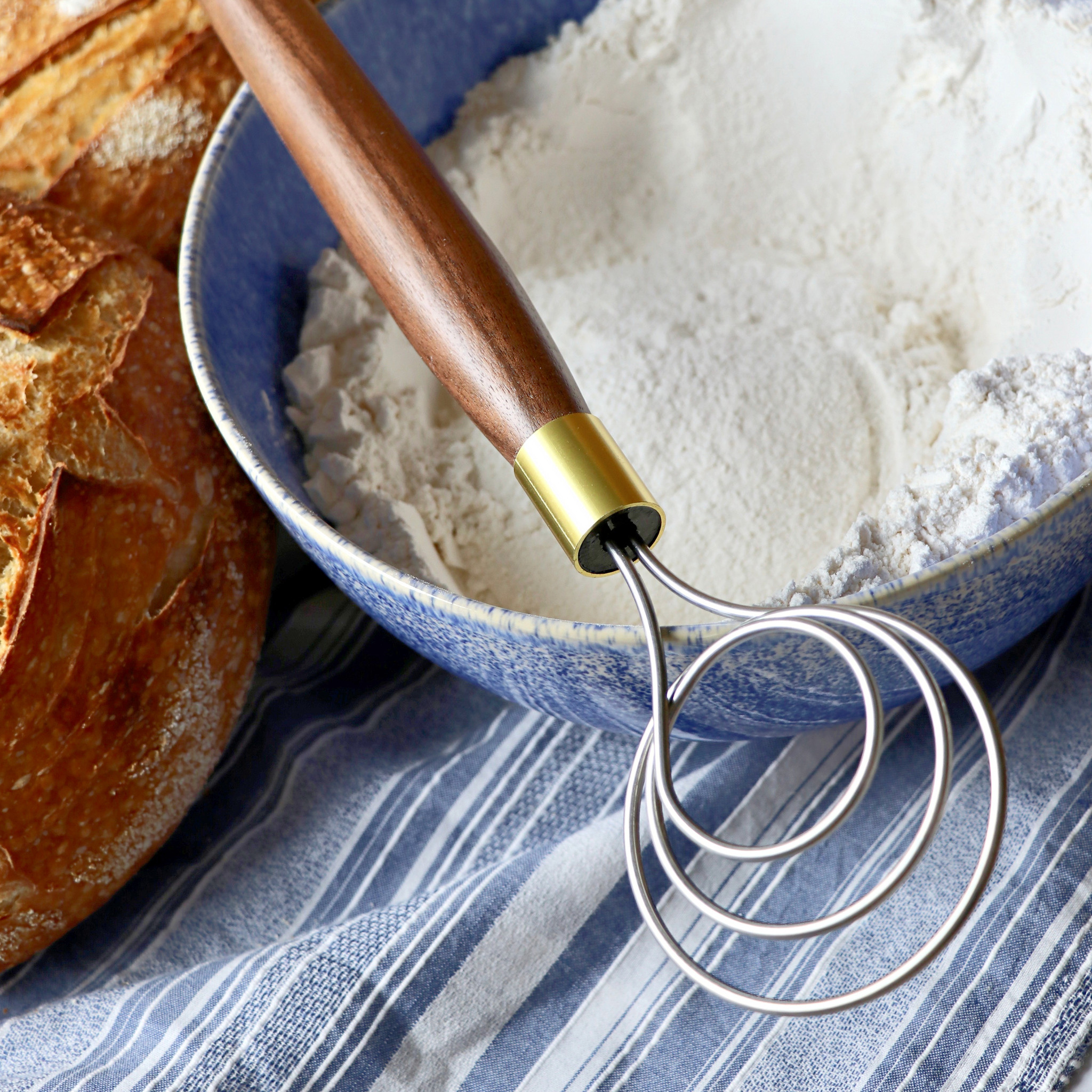 Dough Whisk Black Walnut