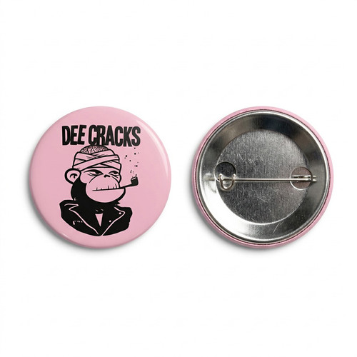 DeeCRACKS button pink