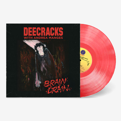 Drenge LPレコード LP DeeCRACKS with Andrea Manges - Brain Drain [RED VINYL]